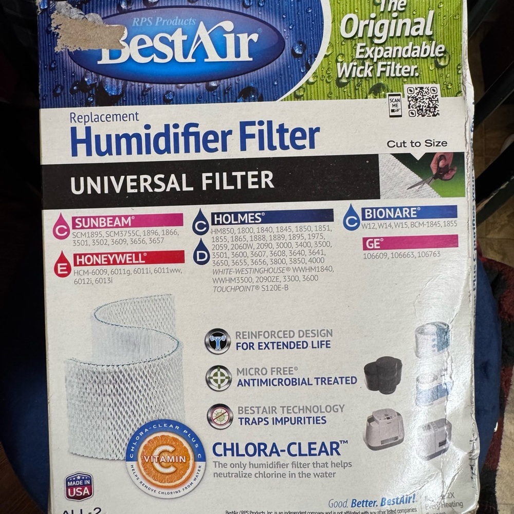 BestAir Universal Humidifier Filter - Picture 2 of 7